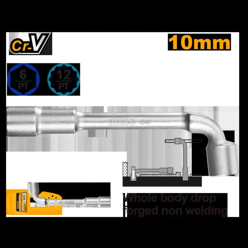 Ingco 10 mm L görnüşli buraw açary HWL1008
