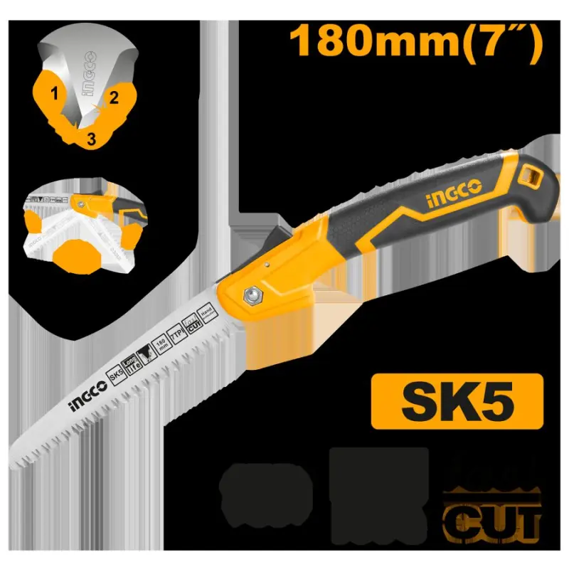 Ingco HFSW1808 Bukulýan bag piýasy 180mm 7 dişli