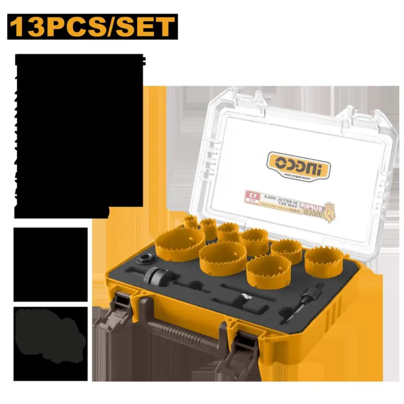 Ingco 13 sany bimetal disk pyçak toplumy AKH0132