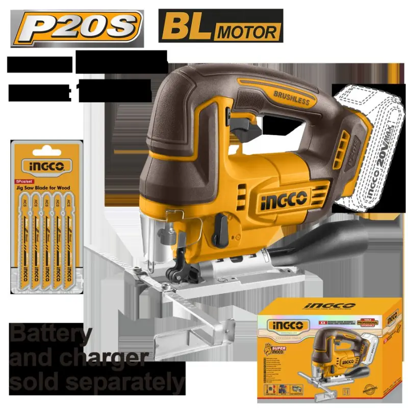 Ingco 20V Simsiz Lobsik (CJSLI1008 model) – Akku ýok