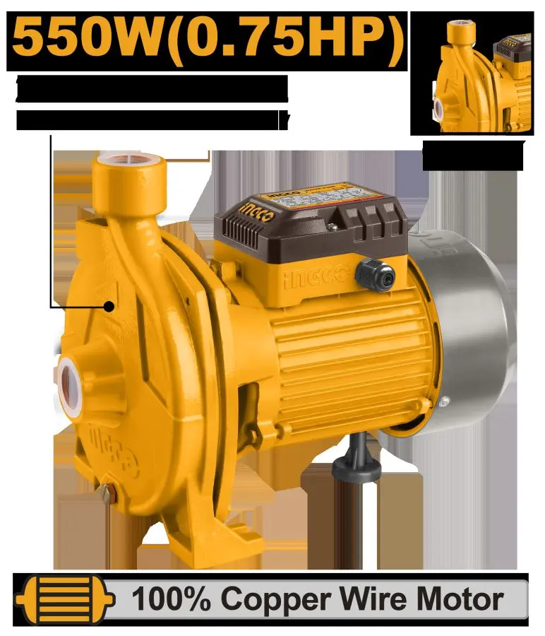Ingco CPM5508 Vortex nasosy 100 l/min