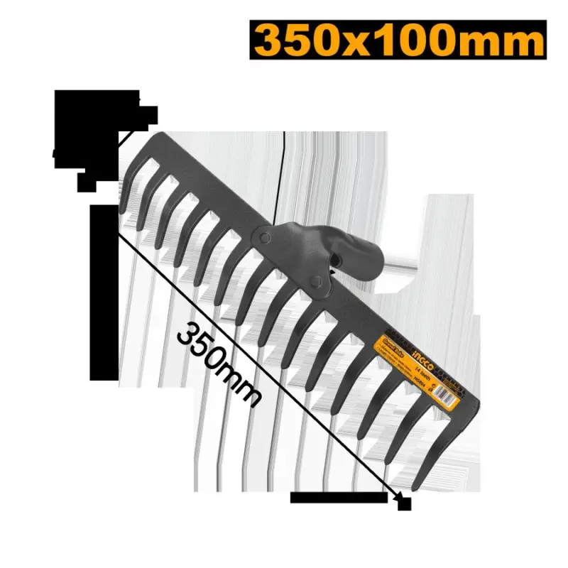 Ingco Gravel Rake 14dish HGR04