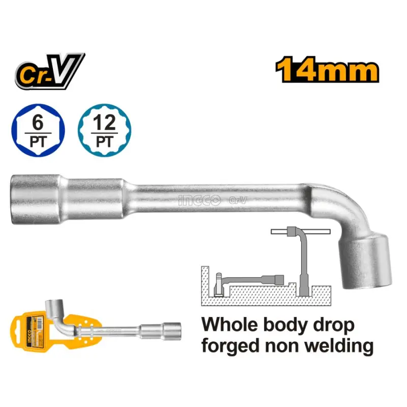 Ingco L-şekilli uçly açar 14mm HWL1408