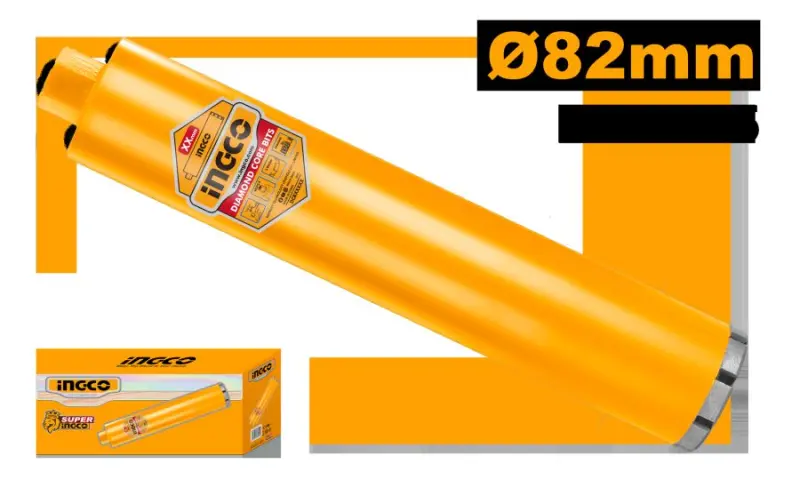 Ingco 82mm almaz buraw koronkasy DCB580828 beton we daş üçin