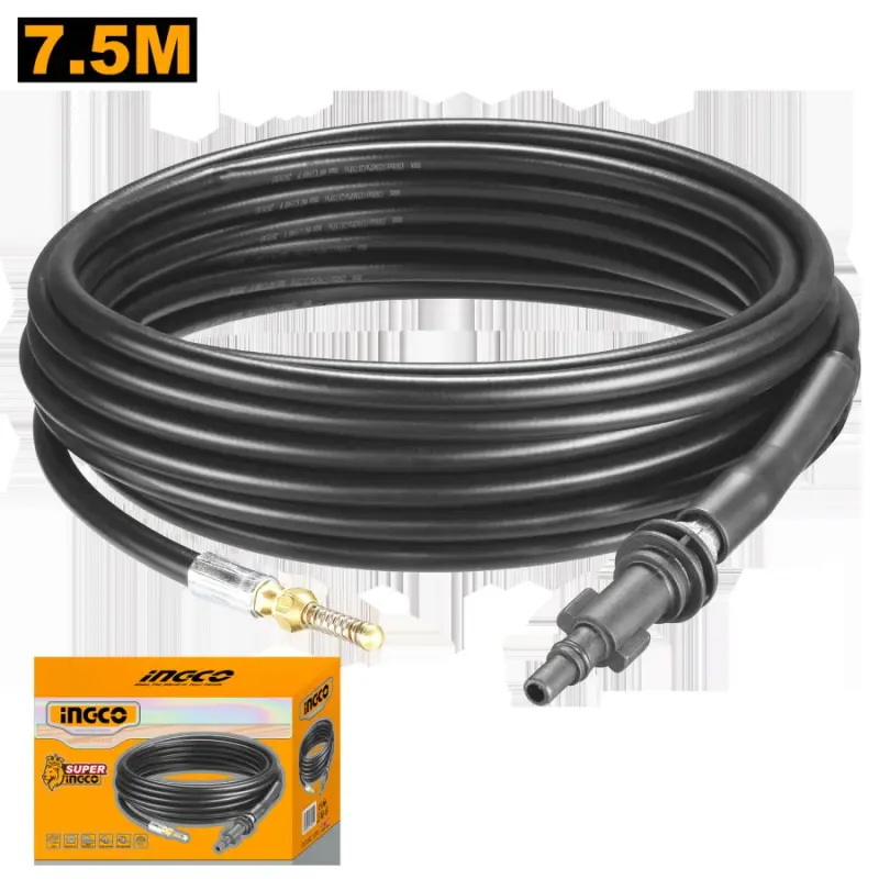 Ingco 7,5m turba arassalaýjy şlang AHPH7511