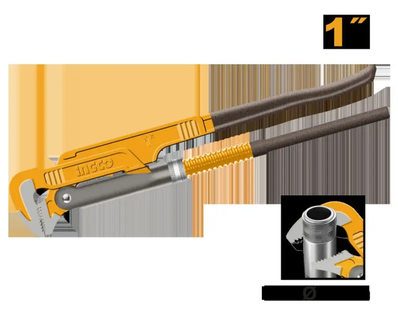Ingco Ключ трубный рычажный 1р 40мм HPW04011