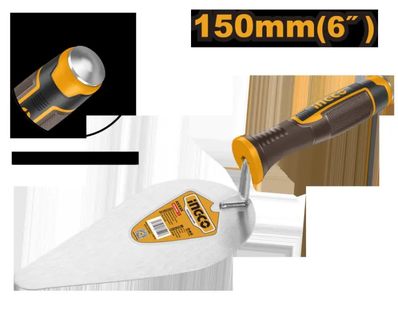 Ingco HBT618 Мастерок каменщика 6'' (150мм)