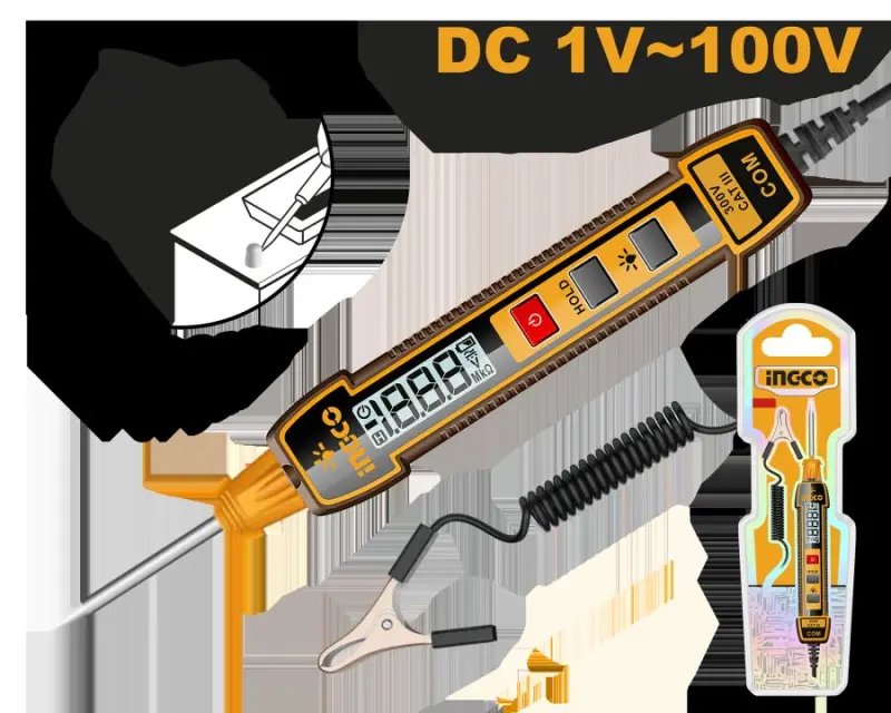 Ingco HSDT41001 Автомобильный тестер цепей 1-100В