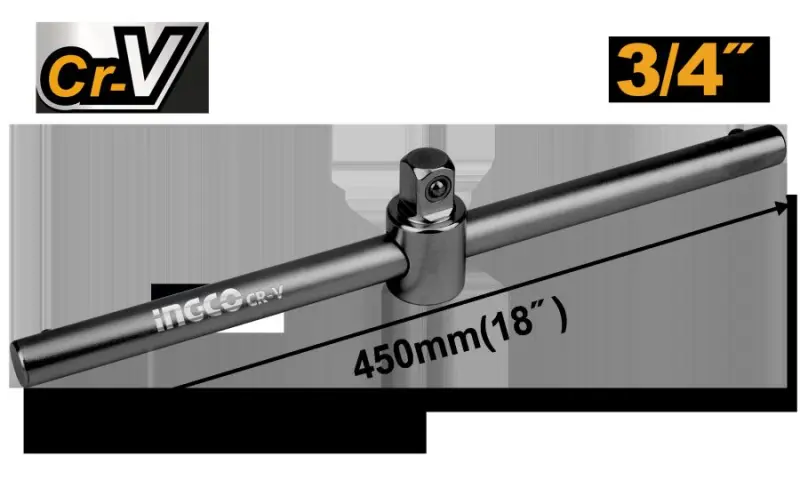 Ingco Съемная Т-образная рукоятка 3/4" 450мм HSTB34181