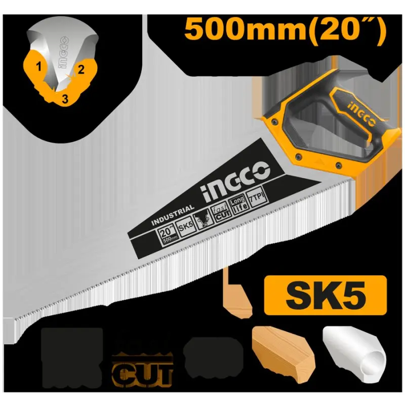 Ручная пила INGCO 500мм HHAS28500
