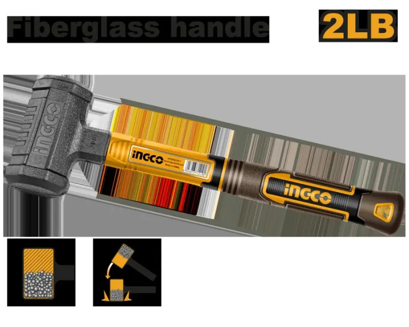 Профессиональный  молоток Ingco 2Lb HDBM08028