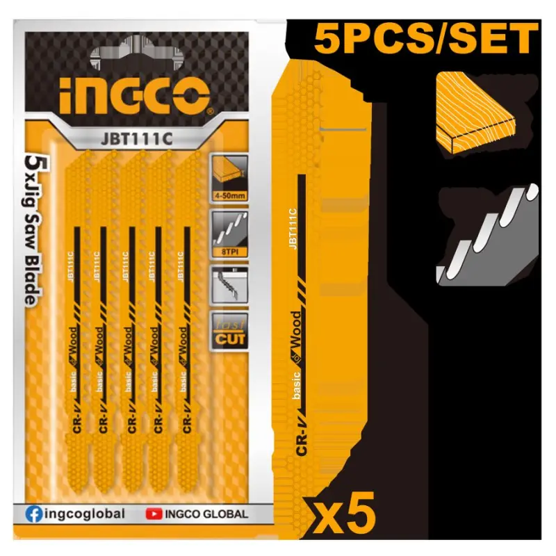 Ingco agaç üçin lobezi polotnasy 74mm 8TPI JBT111C