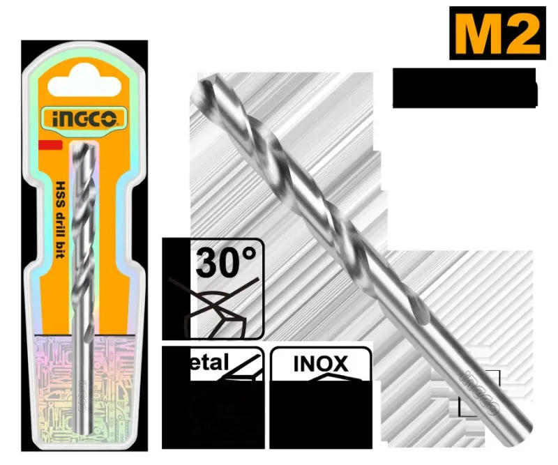 Профессиональное сверло Ingco M2 HSS 2 5,0 мм