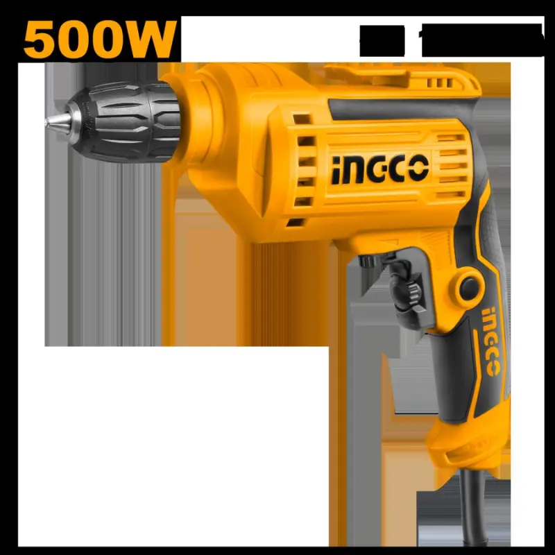 Электрическая дрель Ingco ED500282 500 Вт с пластиковым патроном