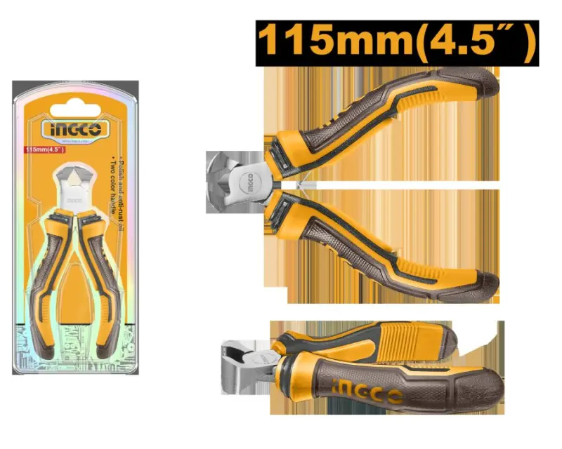 Мини-кусачки торцевые Ingco 115мм HMBCD08115