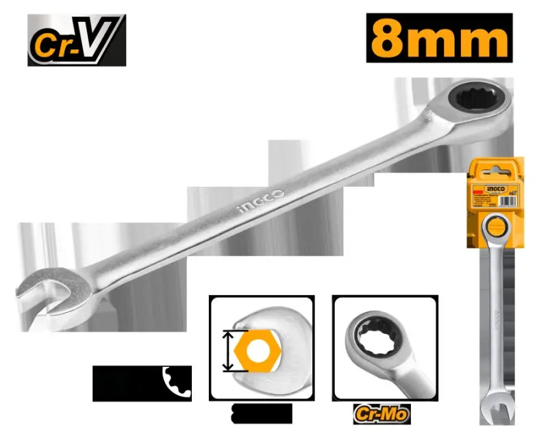 Ingco 8 mm açar HCSPAR081