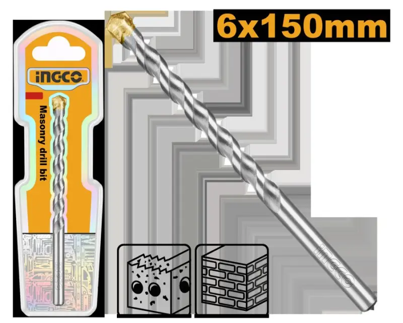 Ingco DBM2110615 6x150mm daş üçin buraw, ygtybarly çözgüt