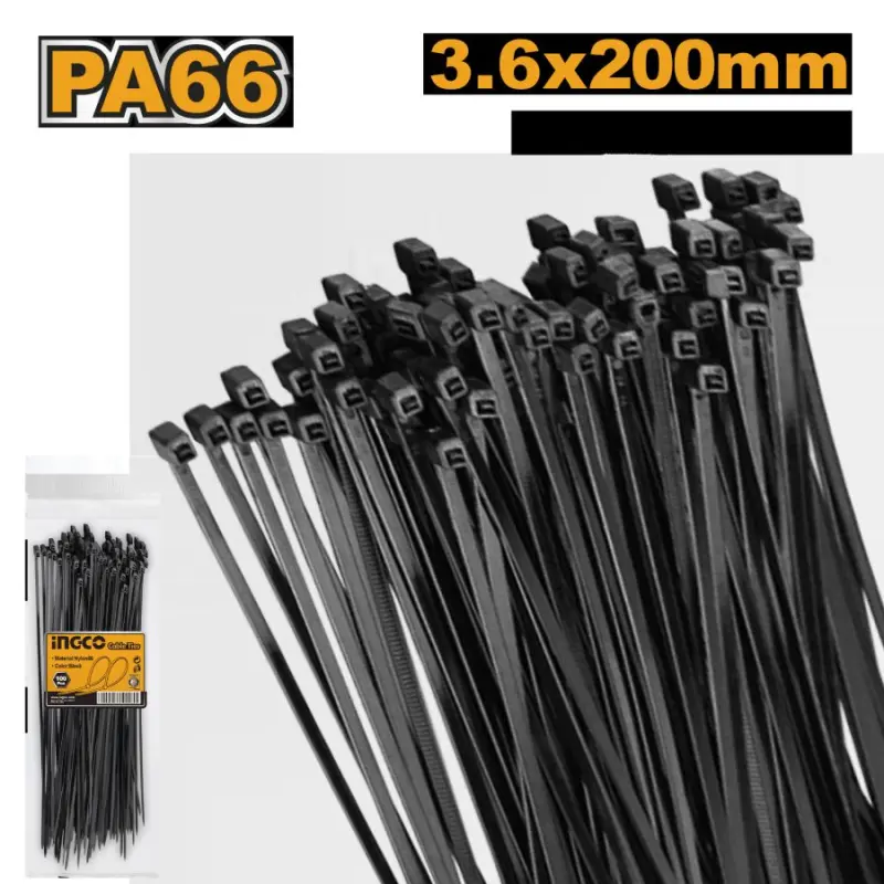 Кабельные стяжки INGCO 200x3.6мм, модель HCTB20036