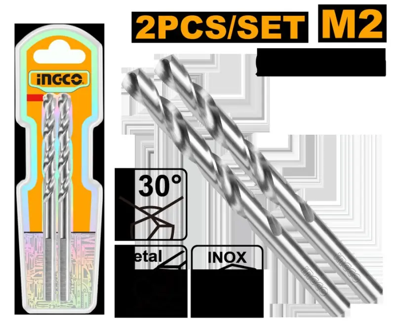 Ingco M2 HSS 2 we 2,5 mm metal üçin takyk buraw