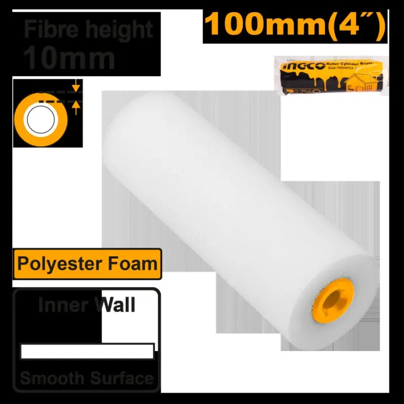 Ingco malýarka rolik toplumy 100mm 4 sany HRC0710035