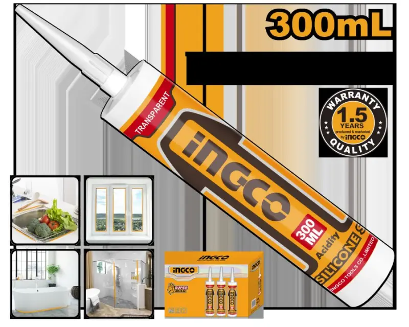 Ingco Silikon Hermetik 300ml HASS02