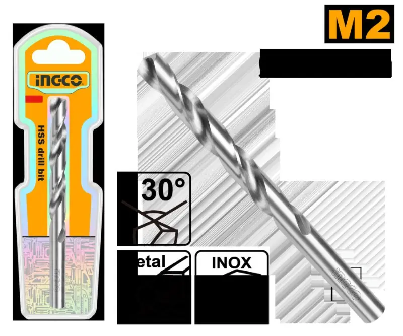 Сверло Ingco M2 HSS 4,5 мм DBT11300451 для профессионалов
