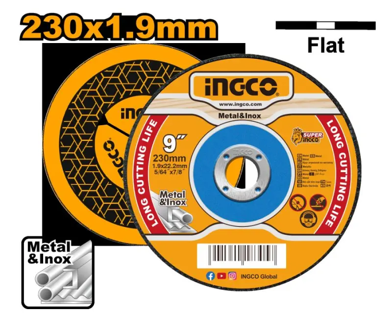 Ingco metal üçin kesiji disk 230x1,9mm MCD302303