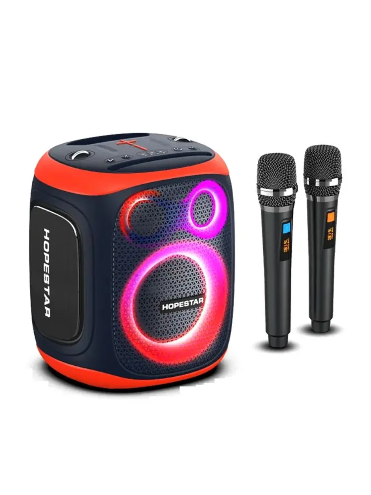 HOPESTAR HP-130 | Настольная аудиоколонка 12'' 2 микрофона