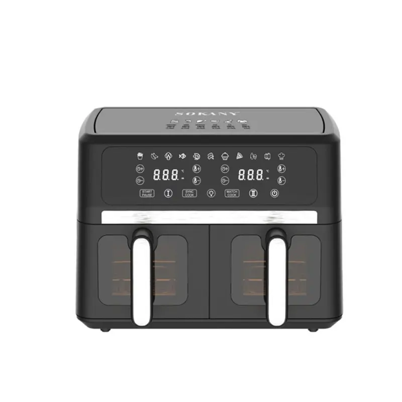 SOKANY SK-10055 | Двуxкорзинная аэрофритюрница 5л+5л Высокая производительность