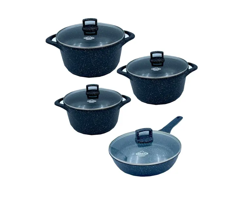 Uakeen VK-43-10 | Cookware Set Granite Coating 10 pcs