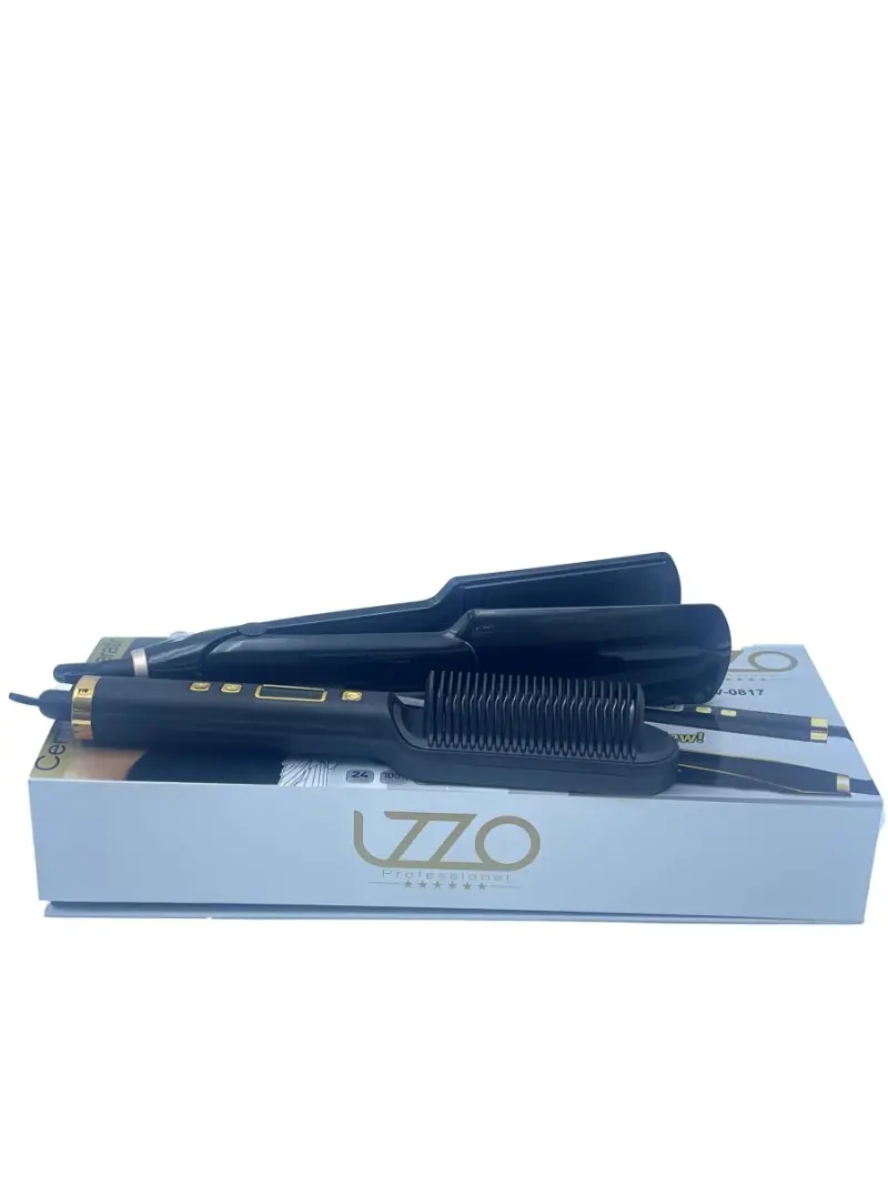 LZOO V-0817 | Hair Curler & Straightening Comb Dual Function