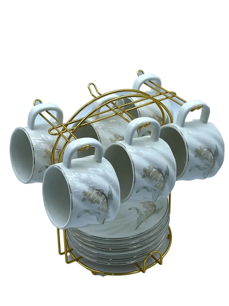 H40 H40-4 | Tea Cup Set 180ML with Stand