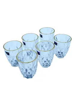 DM311 | Glass Set Gold Rim 6 pcs