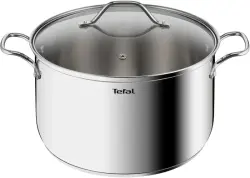 Tefal B8646404 | Casserole with Lid 8L Stainless Steel 28cm