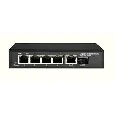 PSE PSE5104-2LF1 | PoE switch 4 port + 2 uplink + 1 SC optiki