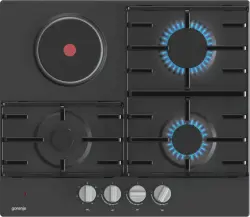 Gorenje GE680MB | Gas Cooktop 4 Burners Tempered Glass