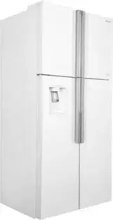 Hitachi R-W660PUC7 GPW | Refrigerator 550L 4-Door White Glass