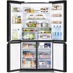 Hitachi R-WB720VUC0 GMG | Холодильник 515 л Серое стекло 4 двери