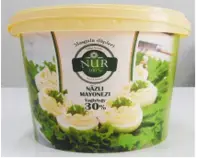 NUR 4833004985440 | Mayonnaise 2.5 kg Tub for HORECA