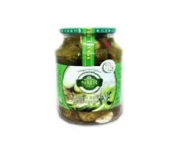 NUR 4833004982500 | Маринованные нарезанные огурцы с луком 900 г стекло