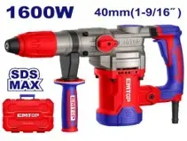Emtop ERHRM1608 | Перфоратор SDS MAX 1600 Вт 40 мм