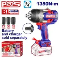 Emtop ECIWL201351 | Bolt Impact Wrench 20V 1350Nm Brushless