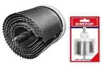 Emtop EHSW0702 | Hole Saw Set for Wood 7 pcs