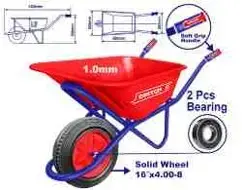 Emtop EWWB418GD | Тачка 160кг Жесткое колесо Сталь 1,0мм