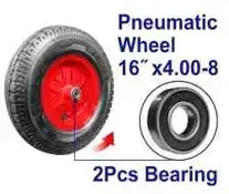 Emtop EWWEL410P | Wheel with Inner Tube 160 kg Capacity