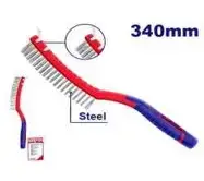 Emtop ETWB34031 | Wire Brush 340mm Steel Bristles