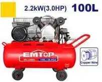Emtop EACPB30103 | Kompressor 100L 2,2kW