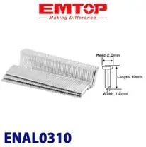 Emtop ENAL0310 | Stapler Pins 10mm x 1.2mm