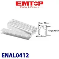 Emtop ENAL0412 | Stepler Skobasy 6.3mm x 1.2mm