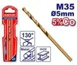 Emtop ETDB130501 | M35 Cobalt Drill Bit 5.0mm